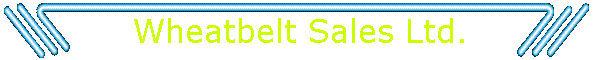 Wheatbelt Sales Ltd.